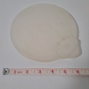 VTG Tupperware Replacement Lid for Mix N' Pour White Lid w/ Flip Top 697-7 1289